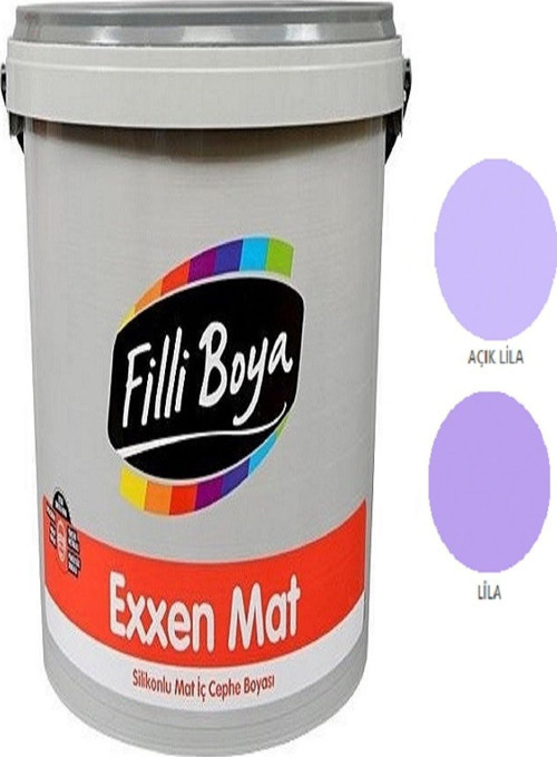 Exxen Mat Silikonlu Mat Iç Cephe Boyası 15lt (açık Lila)