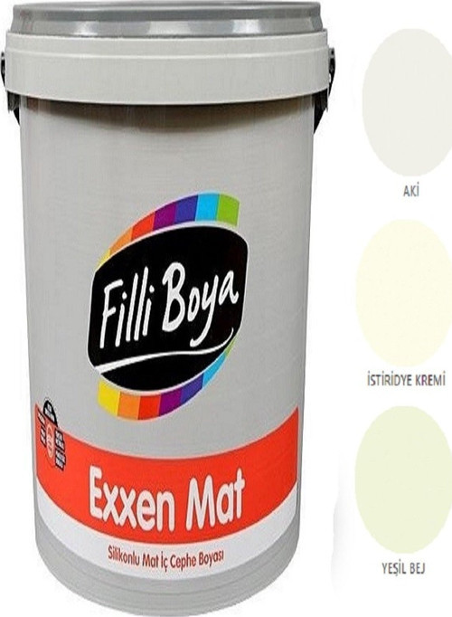 Exxen Mat Silikonlu Mat Iç Cephe Boyası 15lt (istiridye Kremi)