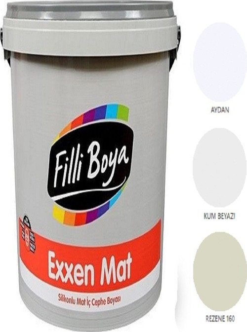 Exxen Mat Silikonlu Mat Iç Cephe Boyası 15lt (rezene 160)