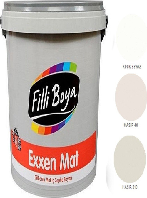 Exxen Mat Silikonlu Mat Iç Cephe Boyası 15lt (hasır 40)