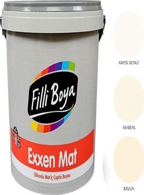 Exxen Mat Silikonlu Mat Iç Cephe Boyası 15lt (kayısı Beyazı)