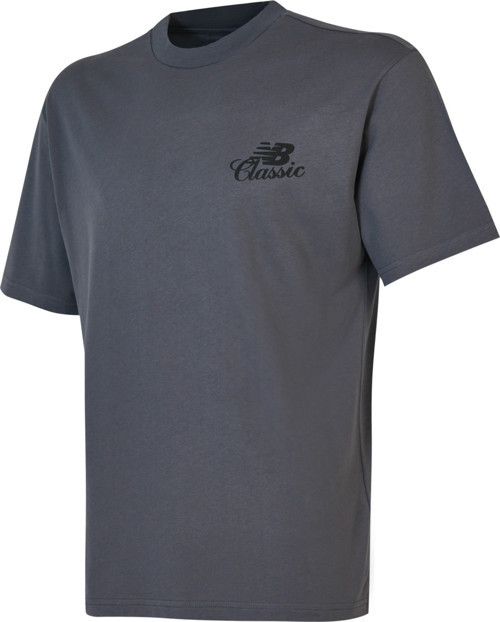 NB Lifestyle Men Tshirt Erkek Gri T-Shirt - MNT1643