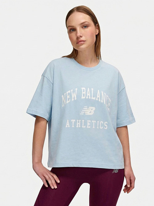 NB Lifestyle Women Tshirt Kadın Yeşil T-Shirt - WNT1402