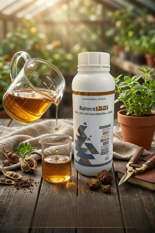 Balance 7-7-7 Npk Sıvı Organomineral Gübre 1L