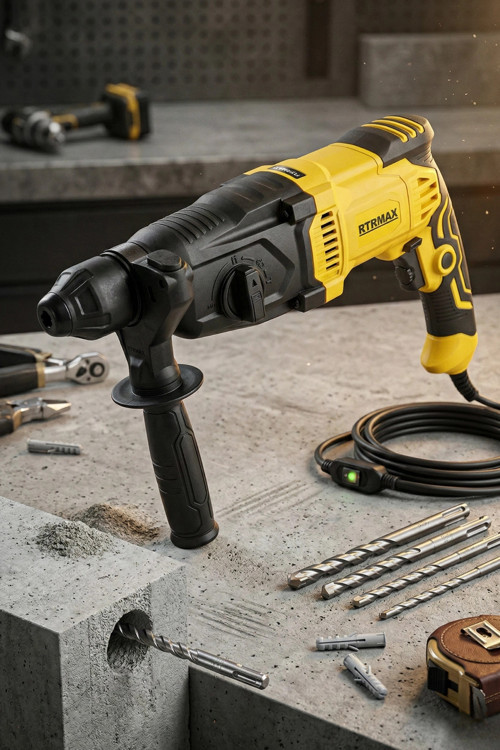 Rtrmax Rtm2290 Sds Plus 26mm 1050w 3J Elektrikli Kırıcı Delici