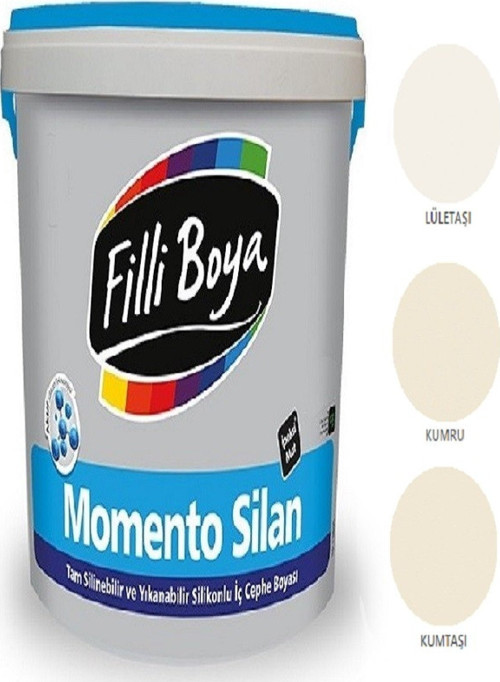 Momento Silan Tam Silinebilir Yıkanabilir Silikonlu Ipek Mat Boya 2,5lt (kumru)