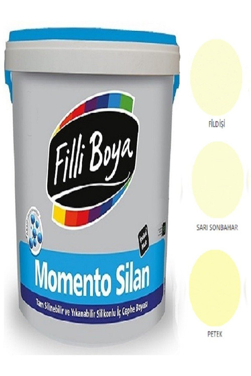 Momento Silan Tam Silinebilir Yıkanabilir Silikonlu Ipek Mat Boya 2,5lt (sarı Sonbahar)