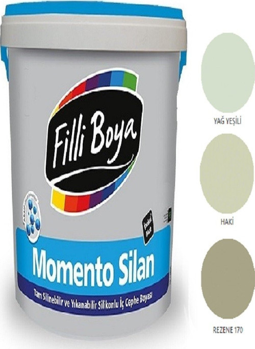 Momento Silan Tam Silinebilir Yıkanabilir Silikonlu Ipek Mat Boya 15lt (rezene 170)