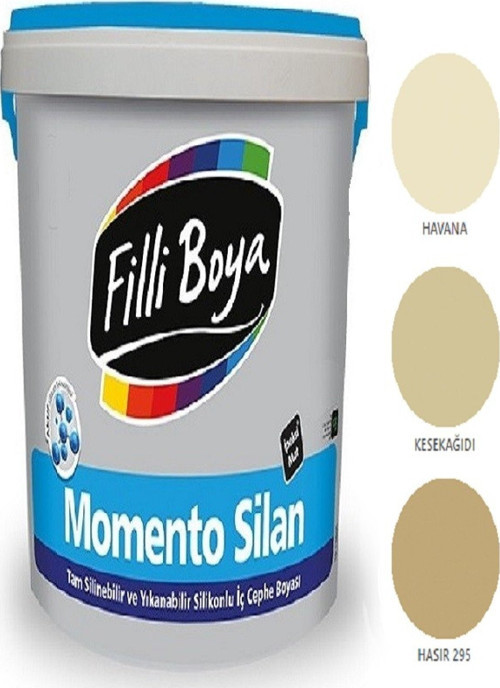 Momento Silan Tam Silinebilir Yıkanabilir Silikonlu Ipek Mat Boya 2,5lt (havana)