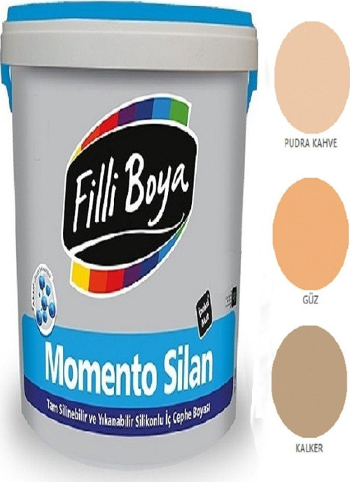 Momento Silan Tam Silinebilir Yıkanabilir Silikonlu Ipek Mat Boya 2,5lt kalker