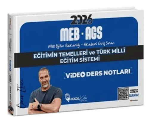 MEB-AGS Eğitimin Temelleri ve Türk Milli Eğitim Sistemi Video Ders Notları 2026