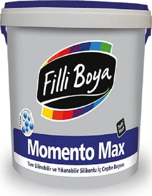 Momento Max Tam Yıkanabilir Silinebilir Silikonlu Soft Mat Boya 15lt