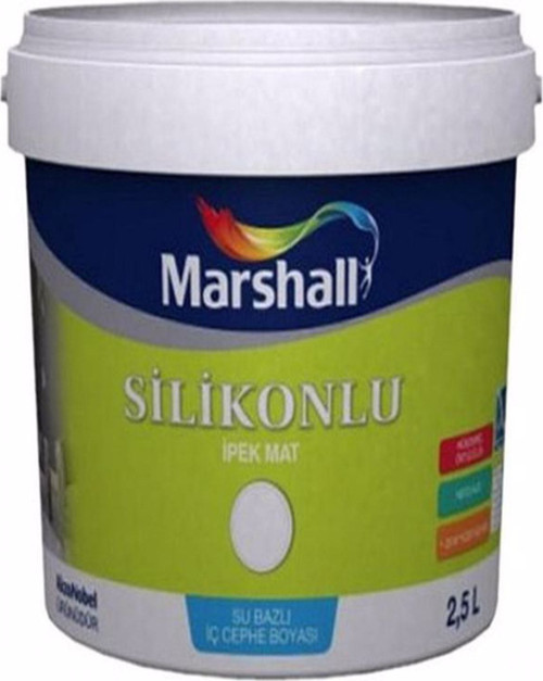 Silikonlu Ipek Mat Iç Cephe Boyası Vanilya Çiçeği 2,5 lt