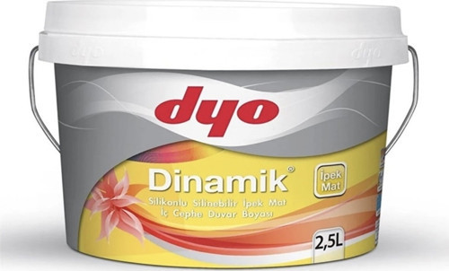 DİNAMİK SİLİNEBİLİR İÇ CEPHE BOYASI 2,5LT-KEMİK BEYAZI