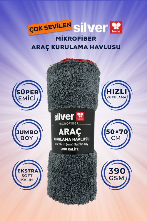 Süper Emici Araç Kurulama Bezi 50x70 Cm - Mutfak Havlusu & Kurulama Bezi