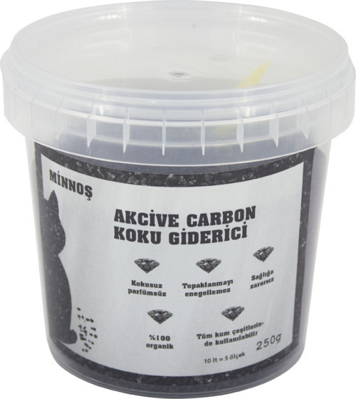 Aktif Karbonlu Kedi Kumu Koku Giderici