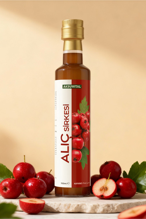 Alıç Sirkesi 500 ml - Katkısız, Doğal Fermantasyon