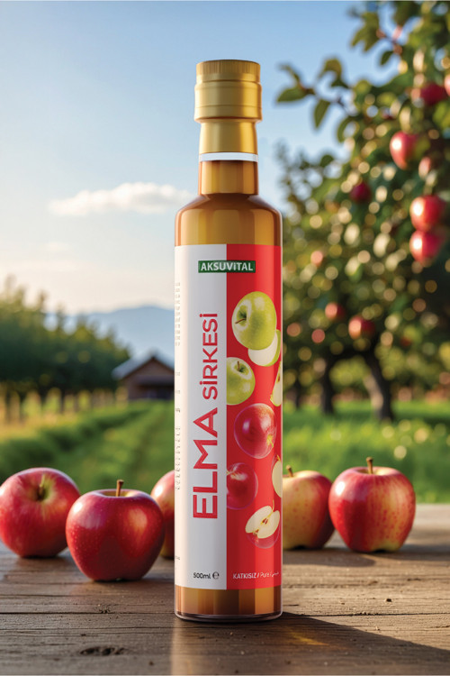 Elma Sirkesi 500 ml - Katkısız, Doğal Fermantasyon