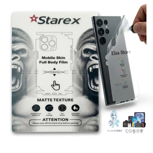 Samsung Galaxy M30S Uyumlu Nano FULL Arka Kaplama Ultra İnce AF EPU MAT - STAREX