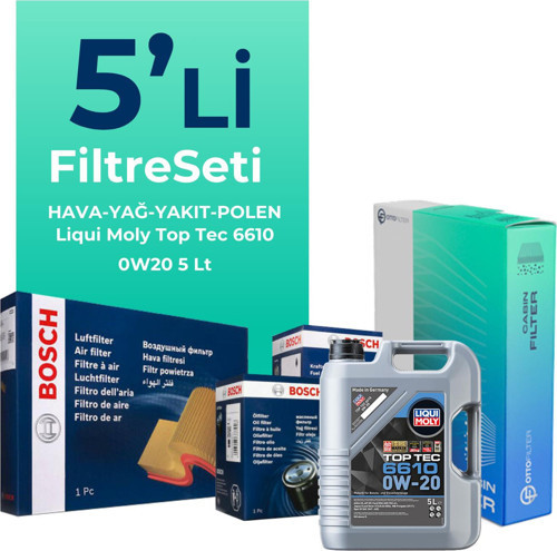Opel Insignia 1.5 Dizel Filtre Bakım Seti Liqui Moly Motor Yağlı (2018-2023) 5 Li