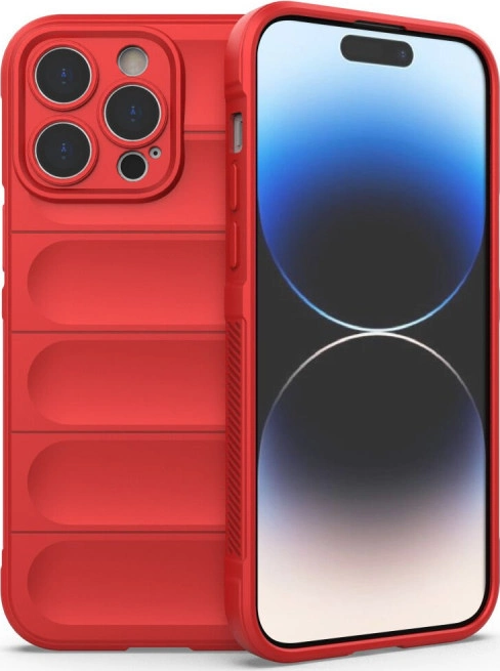 iPhone 15 Pro Max Kılıf Optimum Silikon - Kırmızı