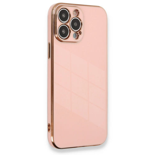 iPhone 13 Pro Kılıf Volet Silikon - Pembe