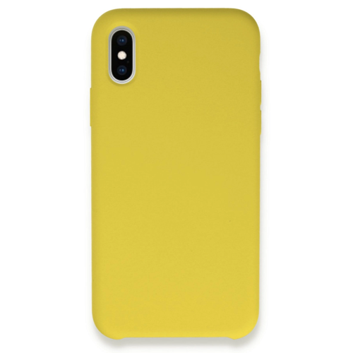 iPhone X Kılıf Lansman Legant Silikon - Sarı