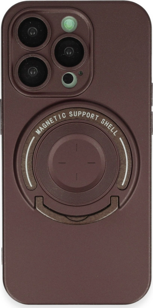 iPhone 14 Pro Kılıf Lukka Magneticsafe Kapak - Kahverengi