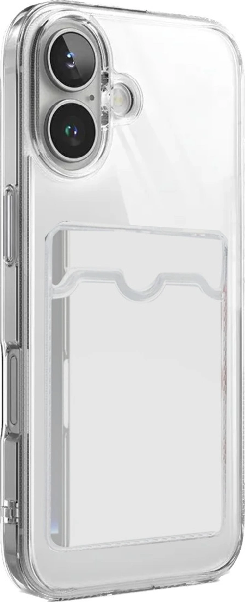 iPhone 17 Kart Şeffaf Silikon - Şeffaf