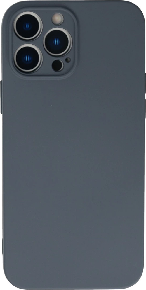 iPhone 13 Pro Max Kılıf Nano İçi Kadife Silikon - Gri