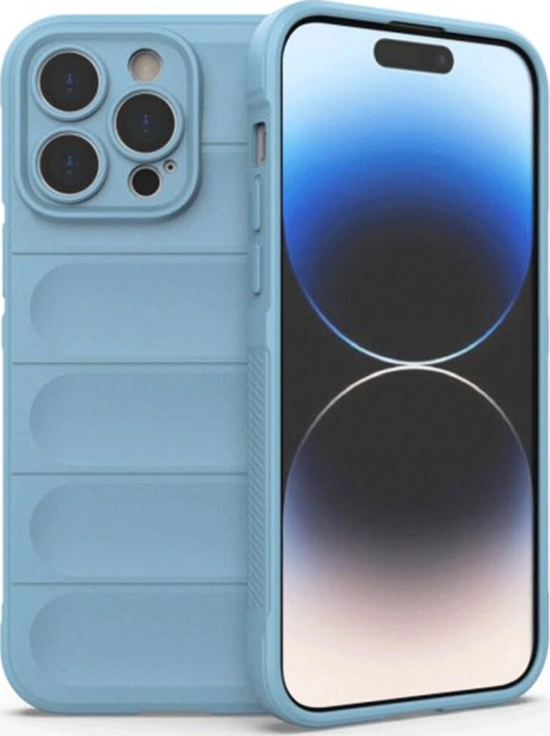iPhone 15 Pro Max Kılıf Optimum Silikon - Sky Blue