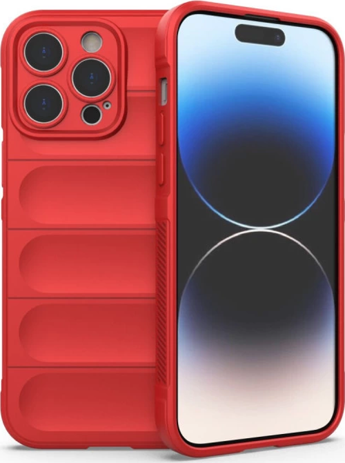iPhone 14 Pro Max Kılıf Optimum Silikon - Kırmızı