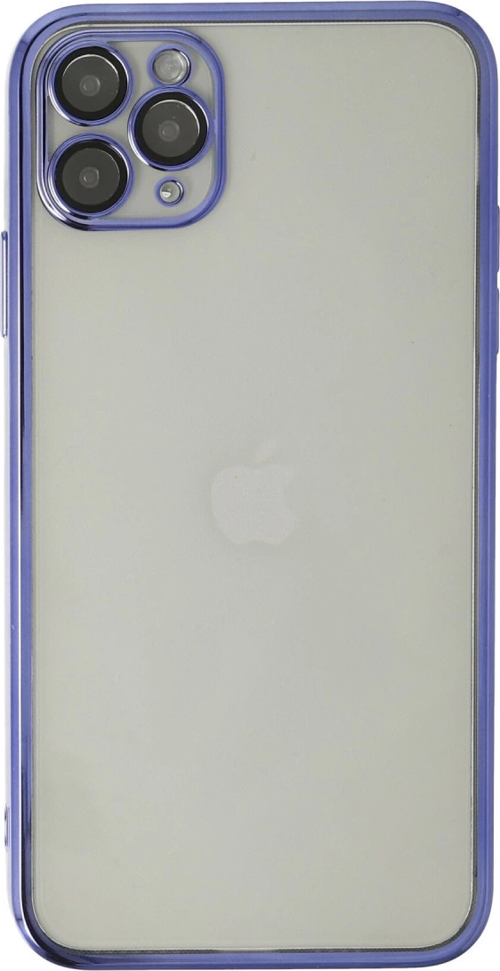 iPhone 11 Pro Kılıf Kamera Korumalı Lensli Silikon - Mor