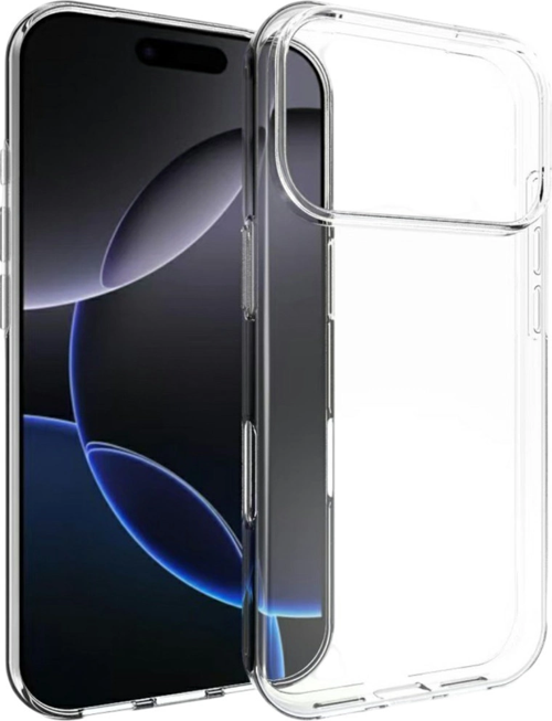 iPhone 17 Pro Max Lüx Şeffaf Silikon - Şeffaf
