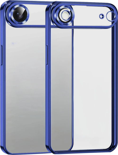 iPhone 17 Air Kamera Korumalı Lensli Silikon - Lacivert