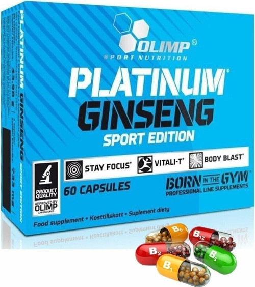 Olimp Platinum Gingseng 60 Kapsül Ginseng Arpa Ekstresi Vitamin Mineral