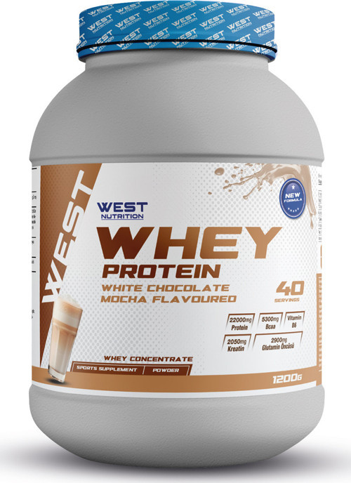 Whey Protein Tozu 1200 Gr 40 Ervis White Chocolate Mocha