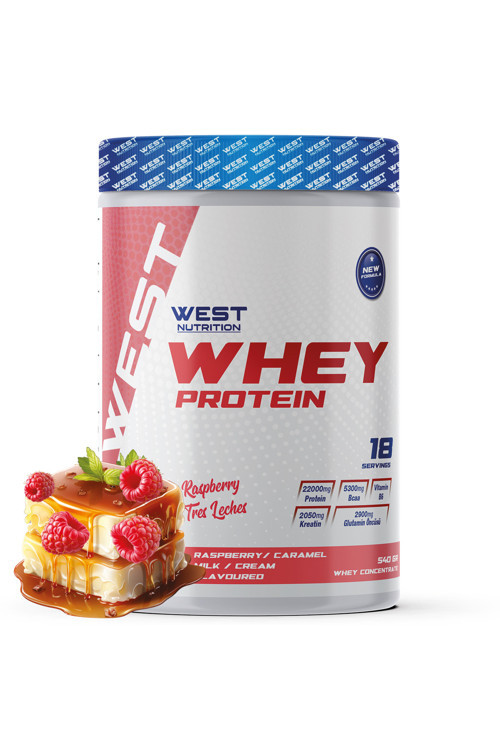 Whey Protein Tozu 540 Gr 18 Servis Ahududu Triliçe Aromalı