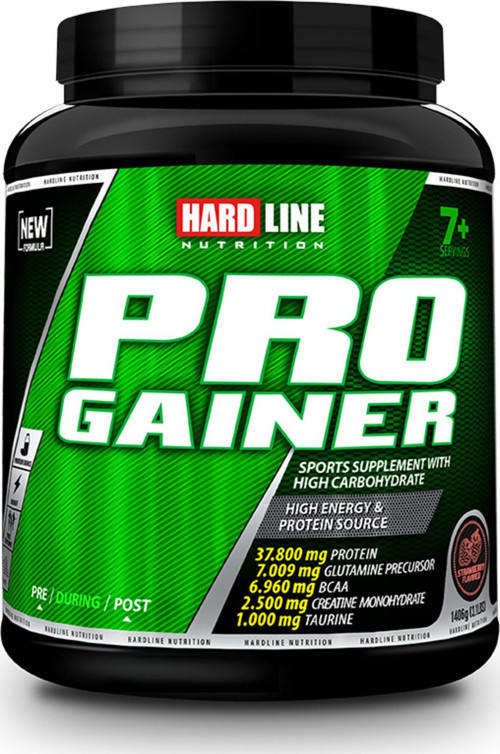 Hardkernel Hardline Progainer Çilek Aromalı 1406 Gr Karbonhidrat