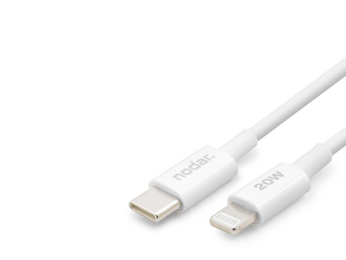 Type-C Lightning Şarj Ve Data Kablosu 20W 1 M - Beyaz ND1151