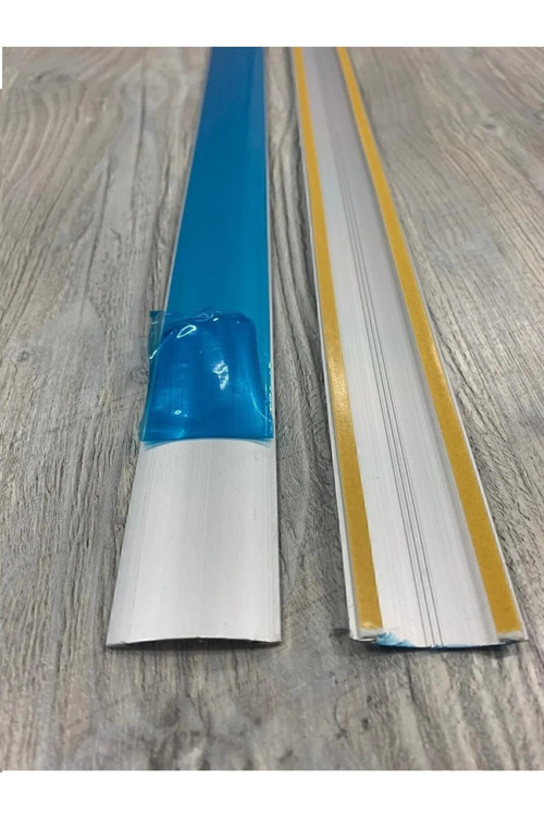 Alüminyum Bantlı Kapı Eşik Profili Gümüş / Kapı Altı Çıtası / 1 Adet 90 Cm Kapı Eşiği Özel Ölçü
