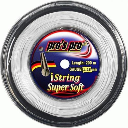 Beyaz Istring Super Soft 1.25 Gauge 200 Metre Tenis Raketi Kordaj