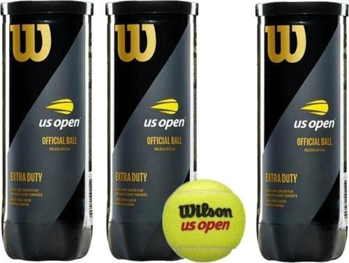 3 Kutu Us Open Tenis Topu Vakum Ambalajda