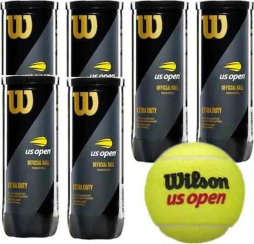 6 Kutu Us Open Tenis Topu Vakum Ambalajda