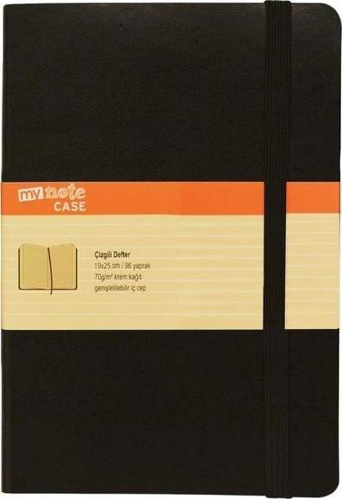 Case 1925 Defter 96 Yp Çizgili Siyah MYN108-B-Ç