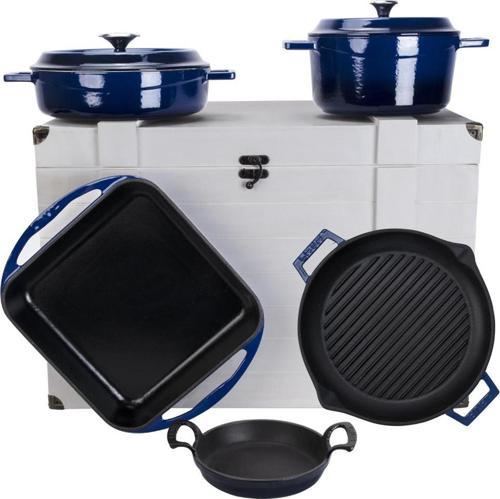 Döküm Beyaz Ahşap Sandık Hediyeli Çeyiz Seti