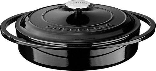 Döküm Çok Amaçlı Yayvan Tencere Döküm Demir Kapak Heritage Serisi Çap(Ø)28cm.