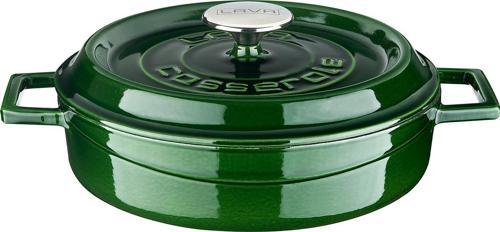 Döküm Çok Amaçlı Yayvan Tencere Döküm Demir Yekpare Kulplu Premium Serisi Çap(Ø)24cm.