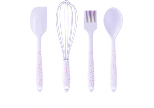 -8695835419060-Soft Set4Dqm006-01-Love Yazılı Silikon Mor 4Lü Büyük Hazırlık Seti