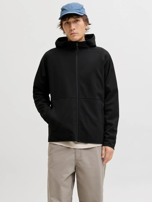 Jack Jones Base Fermuarlı Kapüşonlu Relax Fit Erkek Sweat 12289209